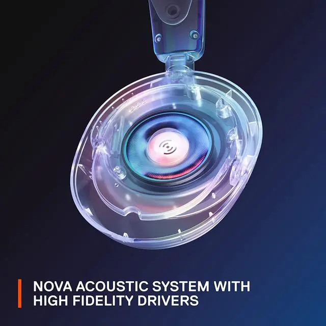 Alt view image 3 of 10 - NEW SteelSeries Arctis Nova 1 Multi-System Gaming Headset — Hi-Fi Drivers — 360° Spatial Audio — Comfort Design — Durable — Ultra Lightweight — Noise-Cancelling Mic — PC, PS5/PS4, Switch, Xbox - Black