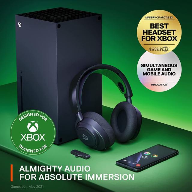Alt view image 9 of 11 - SteelSeries Arctis Nova 7X Multi-Platform Premium Wireless Gaming Headset - Black