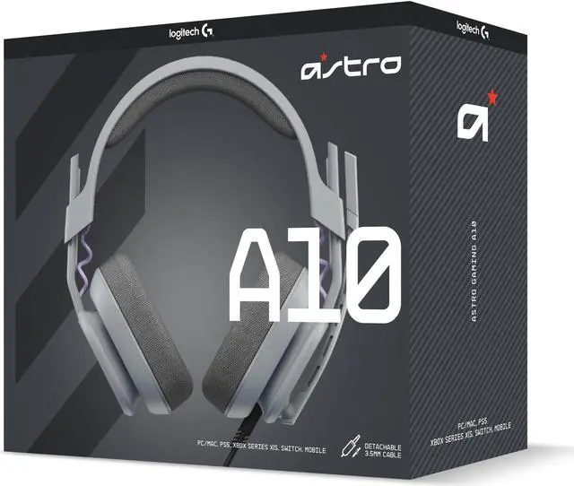 Alt view image 9 of 9 - ASTRO Gaming A10 Gen 2 Wired Headset for Xbox Series X|S, PC, PS5 & Nintendo Switch - Gray