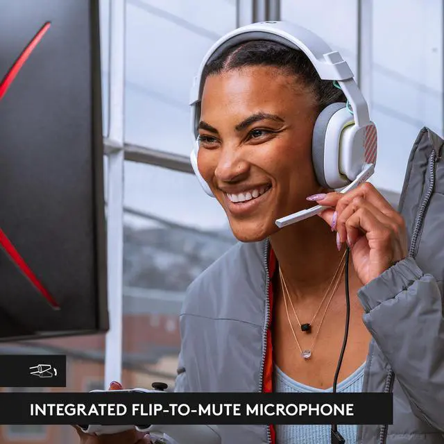 Alt view image 3 of 8 - ASTRO A10 Gen 2 Wired Headset for PlayStation, PC, Over-ear Gaming Headphones with Flip-to-mute Microphone, 32 mm Drivers