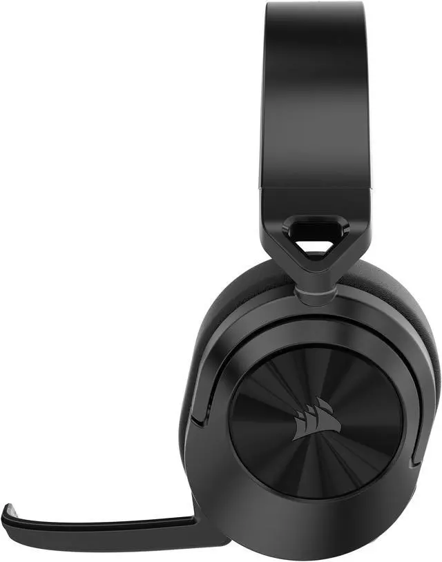 Alt view image 8 of 12 - CORSAIR HS55 WIRELESS Multiplatform Lightweight Gaming Headset With Bluetooth - Dolby 7.1 Surround Sound - iCUE Compatible - PC, PS5, PS4, Nintendo Switch, Mobile - Black