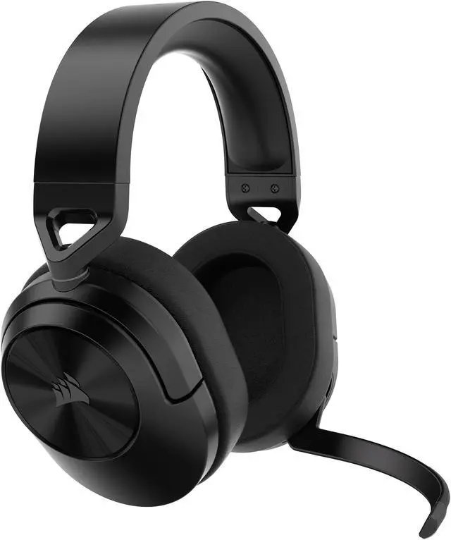 Alt view image 11 of 12 - CORSAIR HS55 WIRELESS Multiplatform Lightweight Gaming Headset With Bluetooth - Dolby 7.1 Surround Sound - iCUE Compatible - PC, PS5, PS4, Nintendo Switch, Mobile - Black