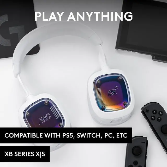 Alt view image 2 of 8 - ASTRO Gaming A30 Lightspeed Wireless Headset for PC, PS5 & Nintendo Switch - White
