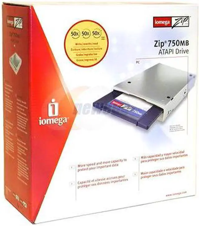 Alt view image 4 of 4 - iomega 32328 750MB IDE/ATAPI Interface ZIP Drive