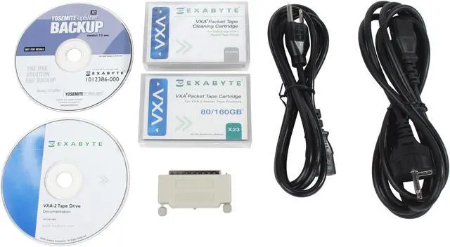 Alt view image 4 of 4 - EXABYTE 115.02501 Black 160GB External Ultra2 SCSI LVD Interface VXA-2 Tape Drive