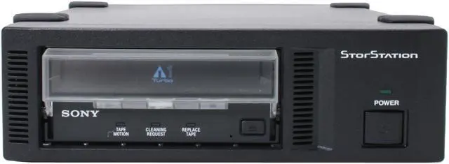 Alt view image 4 of 9 - SONY AIT-1T, 40GB, 6MB/s external SCSI drive, black, Symantec software
