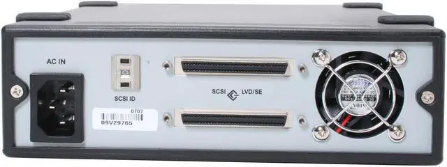 Alt view image 6 of 9 - SONY AIT-1T, 40GB, 6MB/s external SCSI drive, black, Symantec software