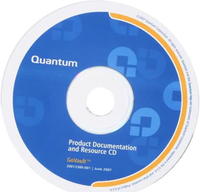 Alt view image 5 of 7 - Quantum GoVault Data Protector 800 QR1202-B5-S1D04 External USB Interface GoVault Tape Drive (one 40GB cartridge)