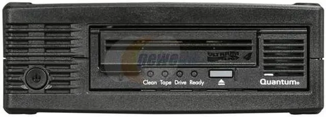 Alt view image 2 of 4 - Quantum TC-L42BN-EZ-B Black 1.6TB Tabletop 3Gb/s SAS Interface LTO Ultrium 4 Tape Drive, Half Height, Model B, SAS HBA Bundle