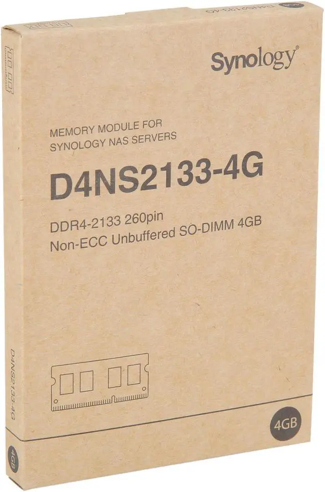 Alt view image 2 of 2 - Synology D4NS2133-4G RAM DDR4-2133 SO-DIMM 4GB