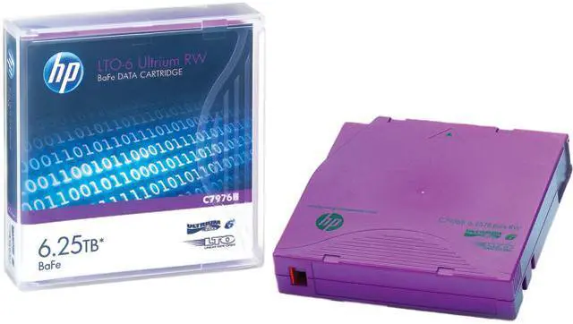 Main image of HP LTO-6 Ultrium 6.25 TB BaFe RW Data Cartridge