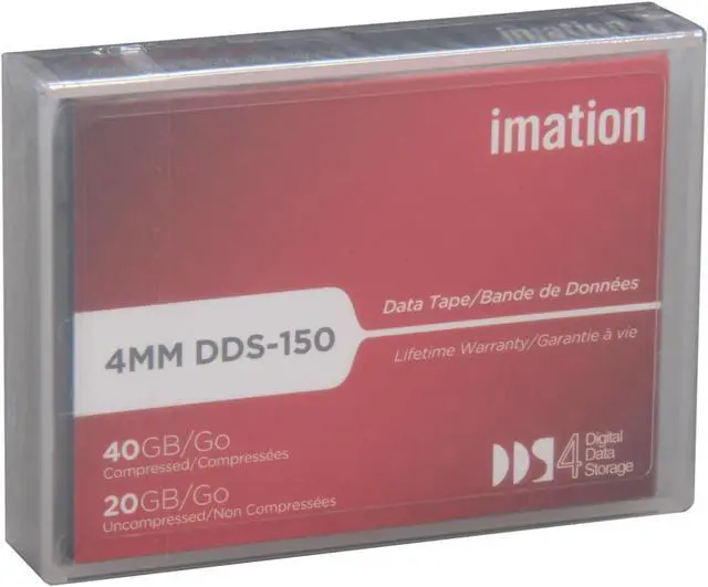 Alt view image 5 of 5 - imation 40963 20/40GB DDS-4 Tape Media 1 Pack