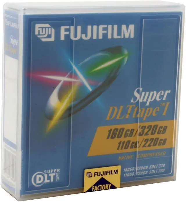 Main image of FUJIFILM 26300001 160/320GB SDLT320
110/220GB SDLT220 Super DLTtape I Tape Media 1 Pack