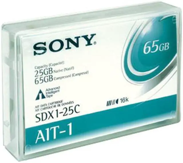 Main image of SONY SDX1-25C 25/65GB AIT1 8MM 170M Data Tape Media 1 Pack