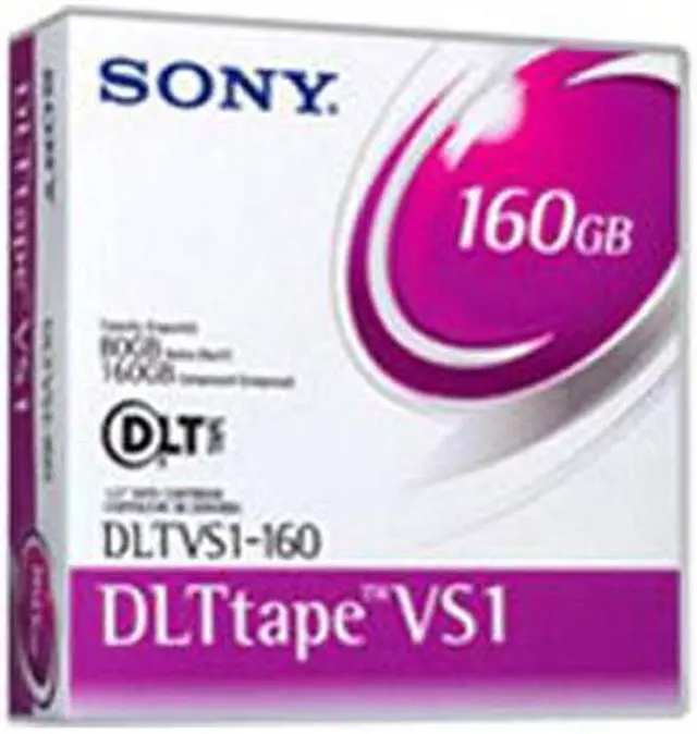 Main image of SONY DLTVS1160 80/160GB DLT VS1 Data Tape Media 1 Pack
