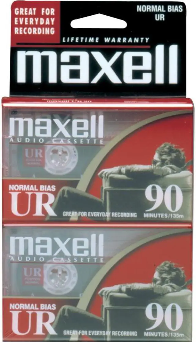 Main image of maxell 108527-FLATPAK UR Type I Audio Cassette 2 Packs