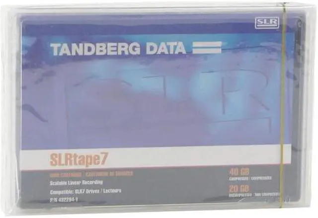 Main image of TANDBERG DATA 00432294 20/40GB SLR7 Tape Media 1 Pack