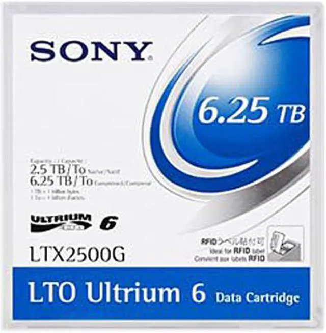 Main image of Sony LTO Ultrium 6 Data Cartridge