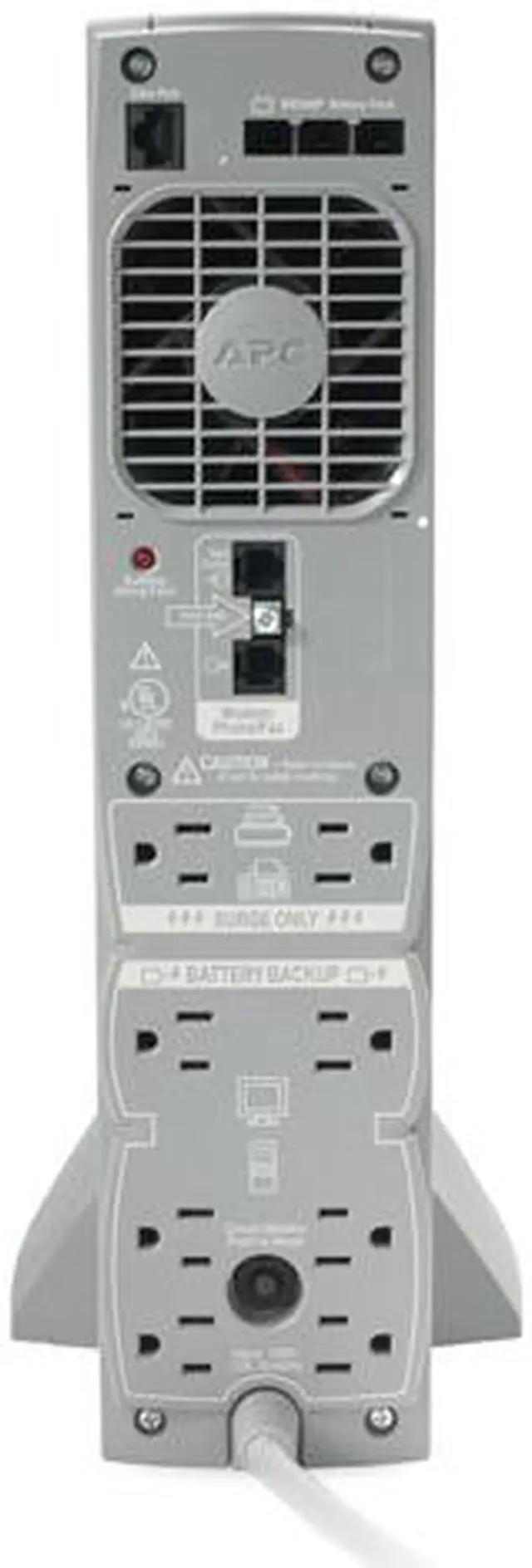Main image of APC BX1500 1500 VA 865 Watts (2) NEMA 5-15R (Surge Protection) (6) NEMA 5-15R (Battery Backup) Outlets UPS