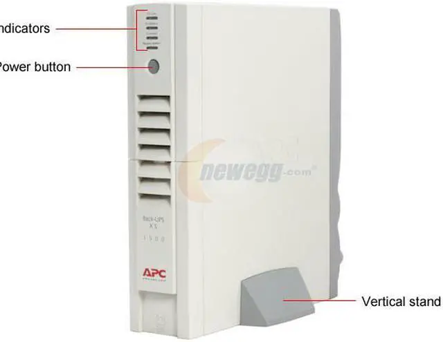 Alt view image 3 of 11 - APC BX1500 1500 VA 865 Watts (2) NEMA 5-15R (Surge Protection) (6) NEMA 5-15R (Battery Backup) Outlets UPS