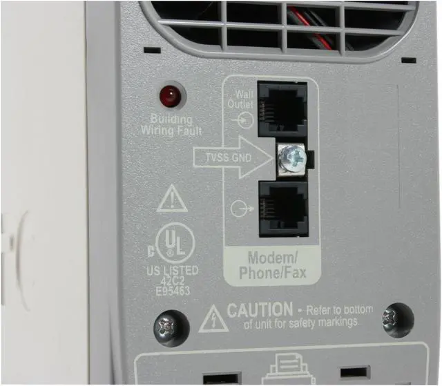 Alt view image 6 of 11 - APC BX1500 1500 VA 865 Watts (2) NEMA 5-15R (Surge Protection) (6) NEMA 5-15R (Battery Backup) Outlets UPS