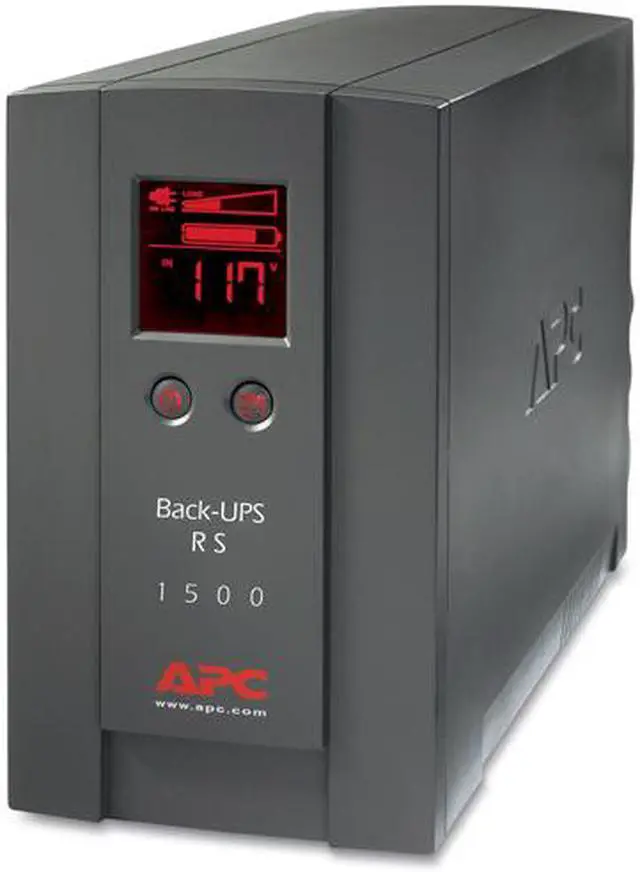 Main image of APC BR1500LCD 1500VA 865 Watts 8 Outlets BACK-UPS RS