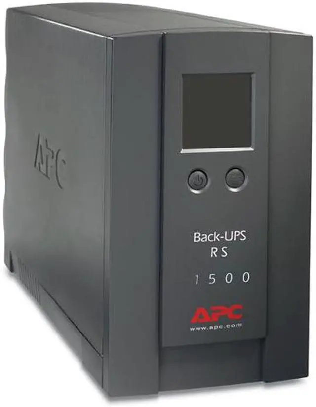 Alt view image 4 of 5 - APC BR1500LCD 1500VA 865 Watts 8 Outlets BACK-UPS RS