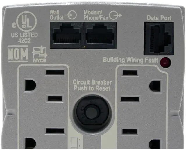 Alt view image 4 of 7 - APC Back-UPS BK500 500 VA 300 Watts 6 Outlets UPS