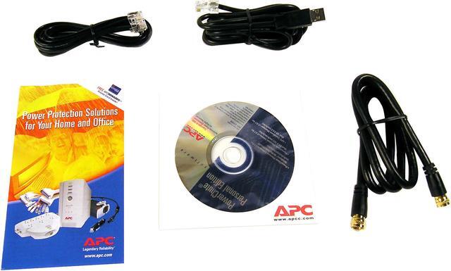Alt view image 6 of 6 - APC Back-UPS BE725BB 725VA 450W 8 Outlets UPS