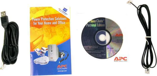 Alt view image 5 of 5 - APC Back-UPS BE500U 500VA 300W 6 Outlets UPS