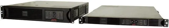 Main image of APC SUA2200RM2U 2200 VA 1980 Watts (6) NEMA 5-15R (2) NEMA 5-20R Outlets Smart-UPS 2200VA USB & Serial RM 2U 120V