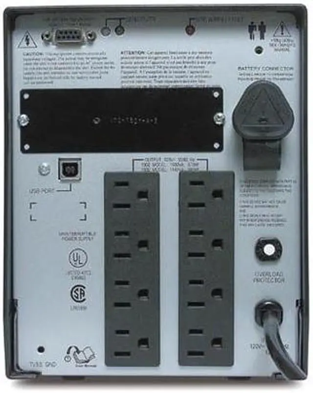 Alt view image 2 of 2 - APC SUA1000US 1000 VA 670 Watts (8) NEMA 5-15R Outlets Smart-UPS 1000VA USB & Serial 120V NAFTA