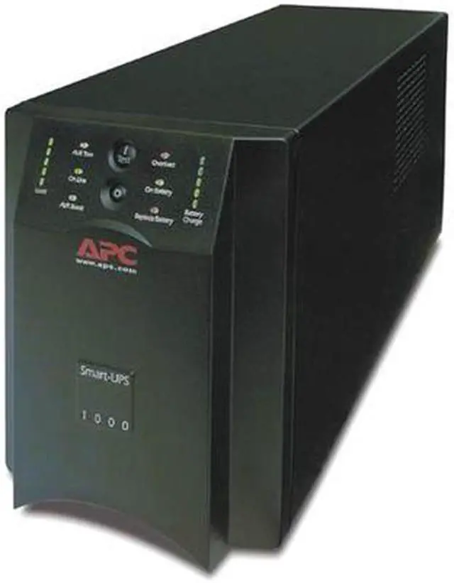 Main image of APC SUA1000US 1000 VA 670 Watts (8) NEMA 5-15R Outlets Smart-UPS 1000VA USB & Serial 120V NAFTA
