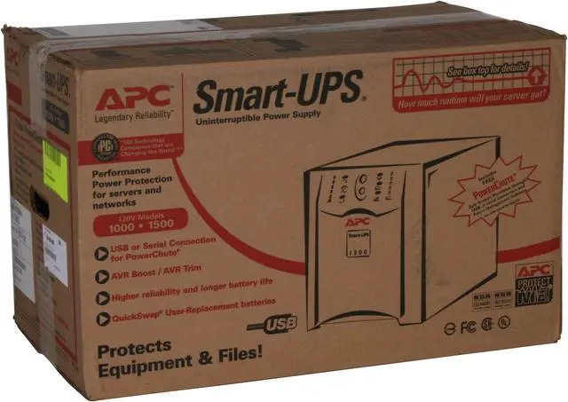 Alt view image 10 of 10 - APC SUA1500US 1440 VA 980 Watts (8) NEMA 5-15R Outlets Smart-UPS 1500VA USB & Serial 120V NAFTA