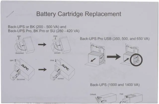 Alt view image 6 of 6 - APC RBC12 Replacement Battery Cartridge #12