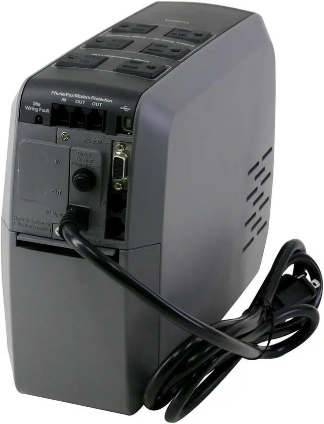 Alt view image 3 of 6 - BELKIN Enterprise F6C1100-UNV 1100VA 660W 6 Outlets UPS