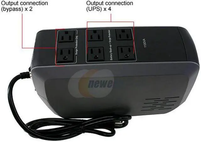 Alt view image 4 of 6 - BELKIN Enterprise F6C1100-UNV 1100VA 660W 6 Outlets UPS