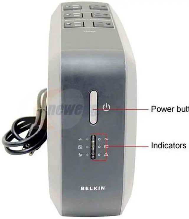 Alt view image 4 of 9 - BELKIN Office F6C750-AVR 750VA 400W 6 Outlets UPS