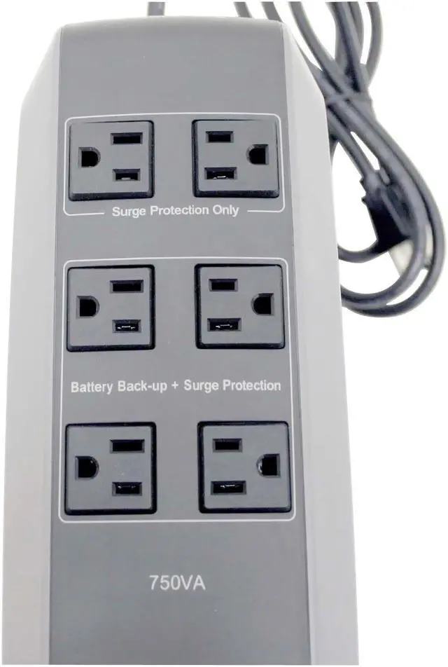Alt view image 7 of 9 - BELKIN Office F6C750-AVR 750VA 400W 6 Outlets UPS