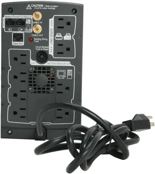 Alt view image 7 of 10 - APC BN1250LCD 1250 VA 750 Watts 8 Outlets UPS