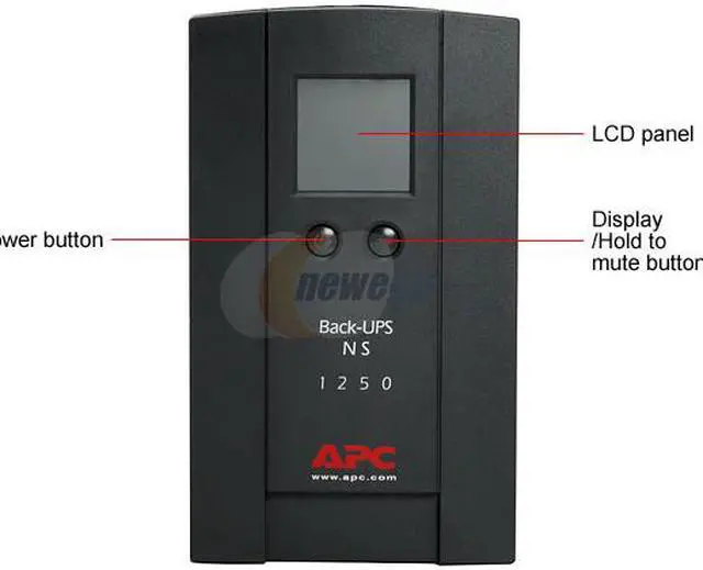 Alt view image 3 of 10 - APC BN1250LCD 1250 VA 750 Watts 8 Outlets UPS