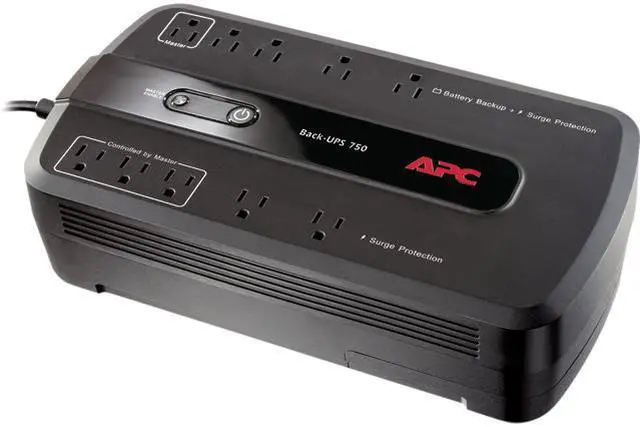 Main image of APC BE750G Back-UPS 750 VA 10-outlet Uninterruptible Power Supply (UPS) (Replaced by BE850M2)