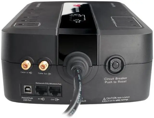 Alt view image 5 of 5 - APC BE750G Back-UPS 750 VA 10-outlet Uninterruptible Power Supply (UPS) (Replaced by BE850M2)
