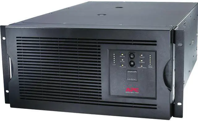 Alt view image 2 of 6 - APC Smart-UPS SUA5000RMT5U 5000 VA 4000 Watts 4 Outlets UPS