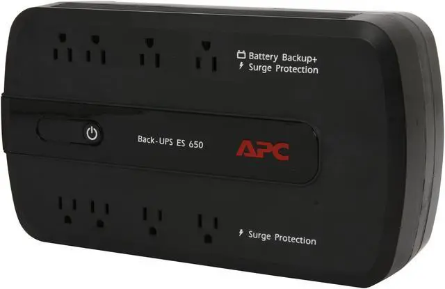 Alt view image 4 of 13 - APC BE650G 650 VA 390 Watts 8 Outlets UPS (Replaced by BE650G1)