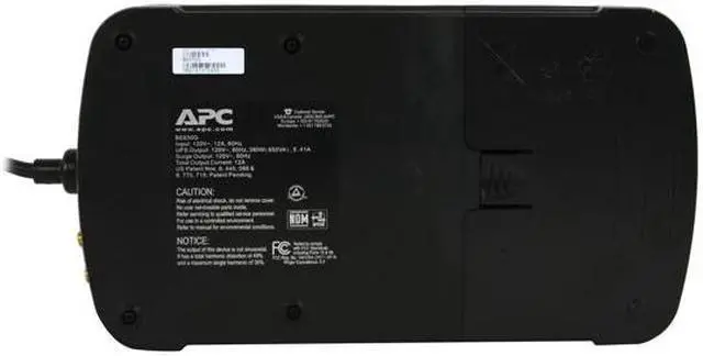 Alt view image 6 of 13 - APC BE650G 650 VA 390 Watts 8 Outlets UPS (Replaced by BE650G1)