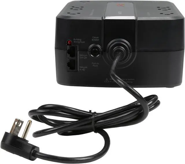 Alt view image 3 of 5 - APC BE350G Back-UPS 350 VA 6-outlet Uninterruptible Power Supply (UPS)