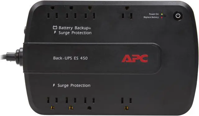 Alt view image 2 of 4 - APC BE450G 450 VA 257 Watts 8 Outlets UPS