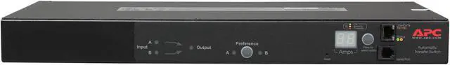 Alt view image 2 of 5 - APC AP7721 Switched 10A Rack-mount Transfer Switch