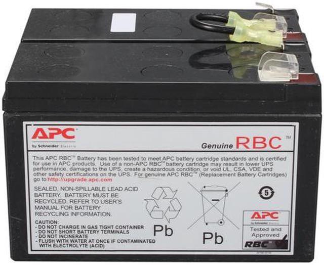 Alt view image 2 of 6 - APC UPS Battery Replacement for APC UPS Models BR1500LCD, BX1500LCD, BR1200G, BR1300LCD, BX1300LCD, BN1250LCD and select others (APCRBC109)